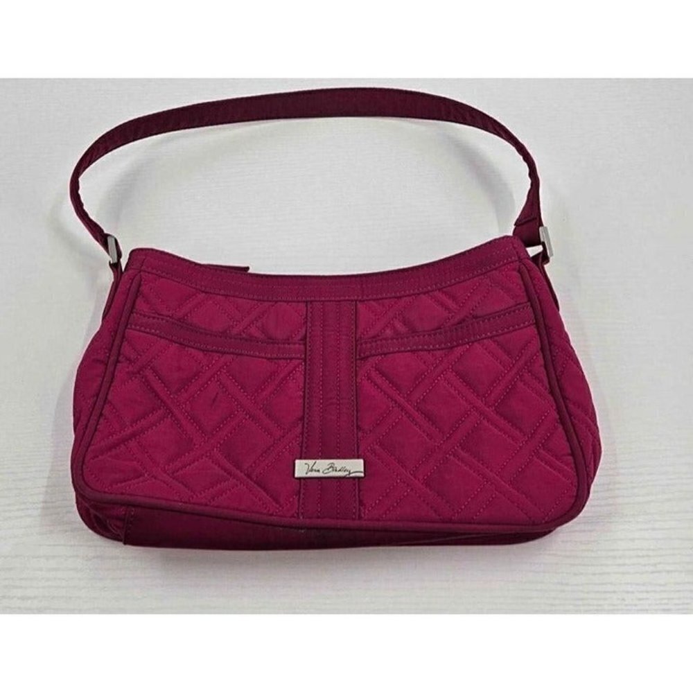 Vera Bradley Small Pink Purse Colorful Lining Sz 12" × 7"